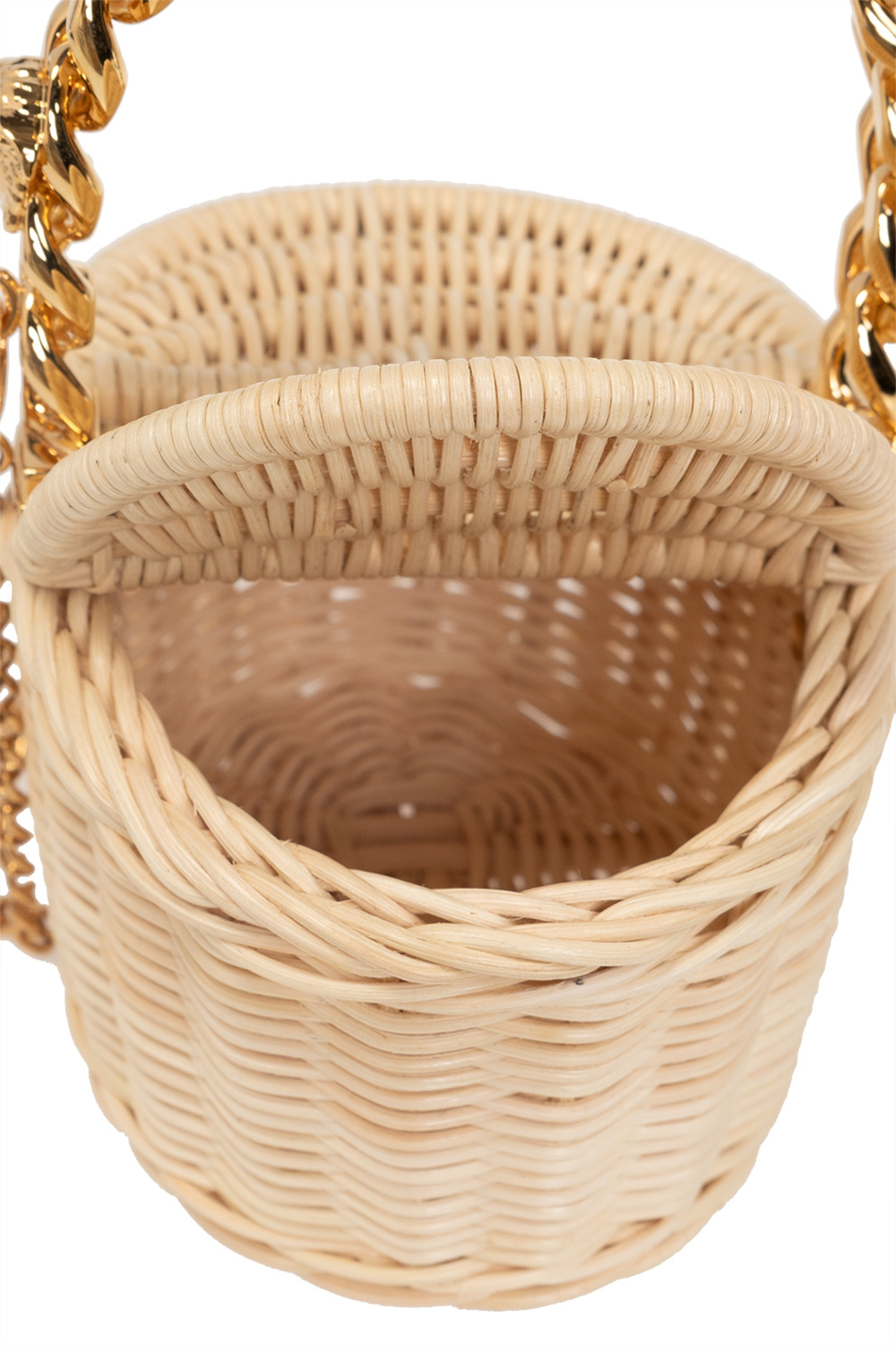 IetpShops Germany Beige La Medusa Small basket Versace